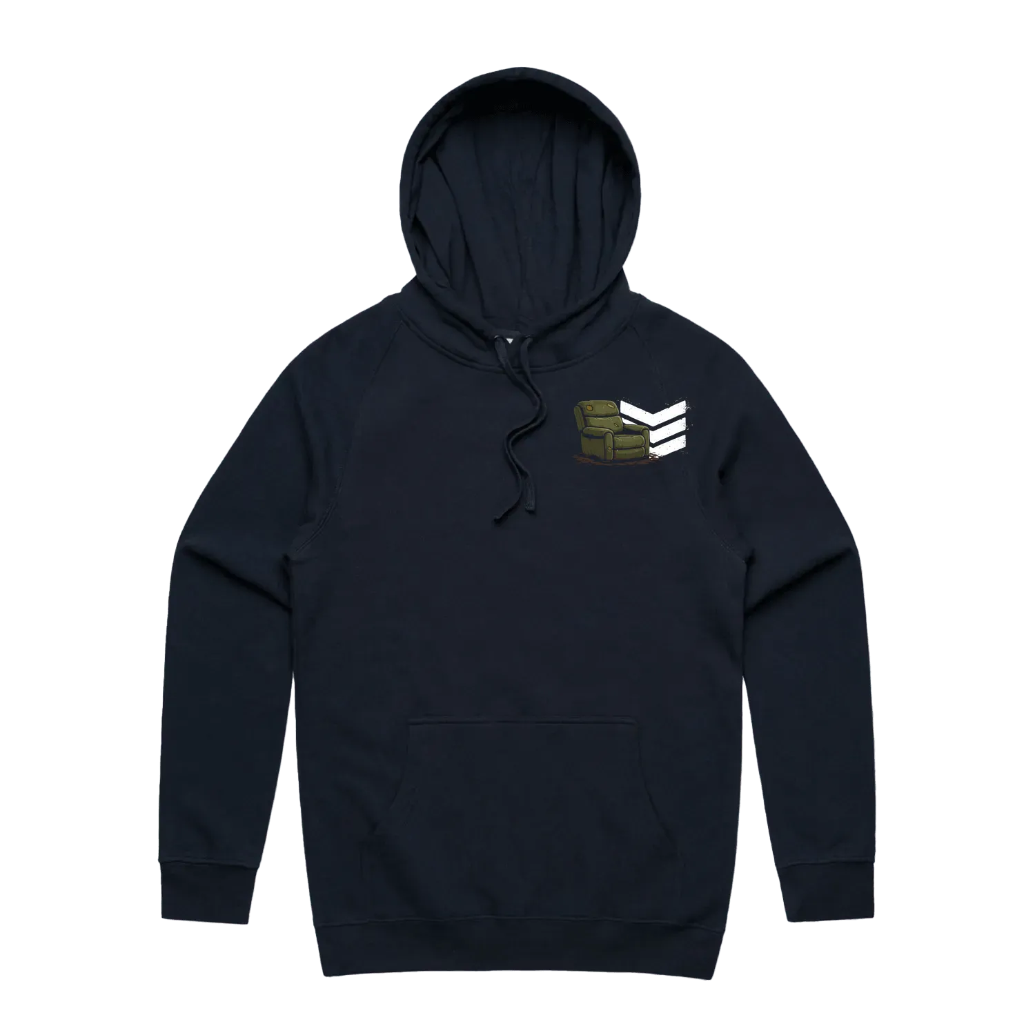 Navy front flat lay