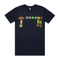 Navy front flat lay