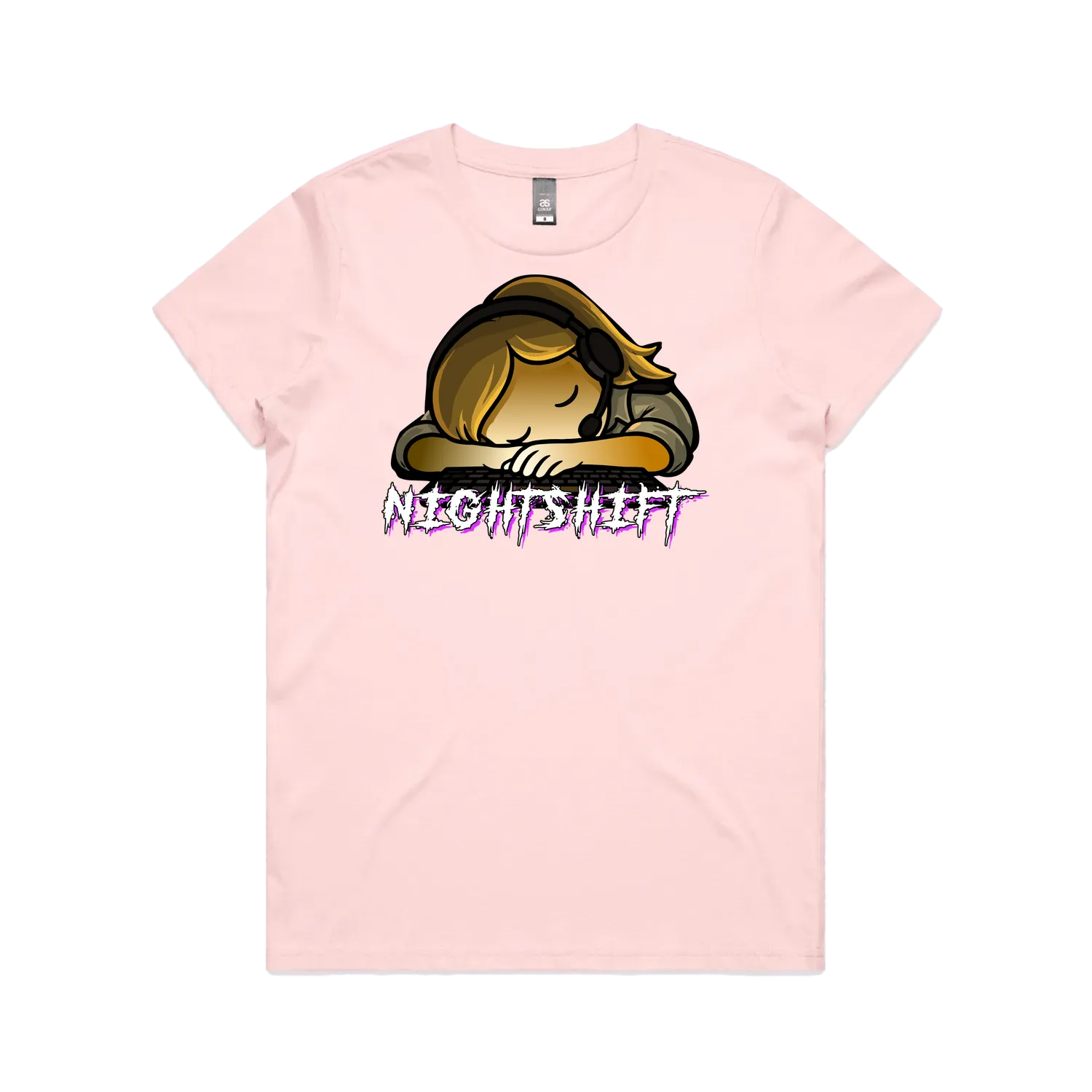 Pink front flat lay