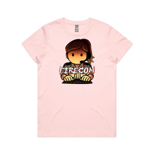 Pink front flat lay