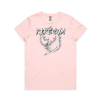 Pink front flat lay