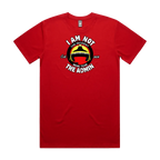 Red front flat lay