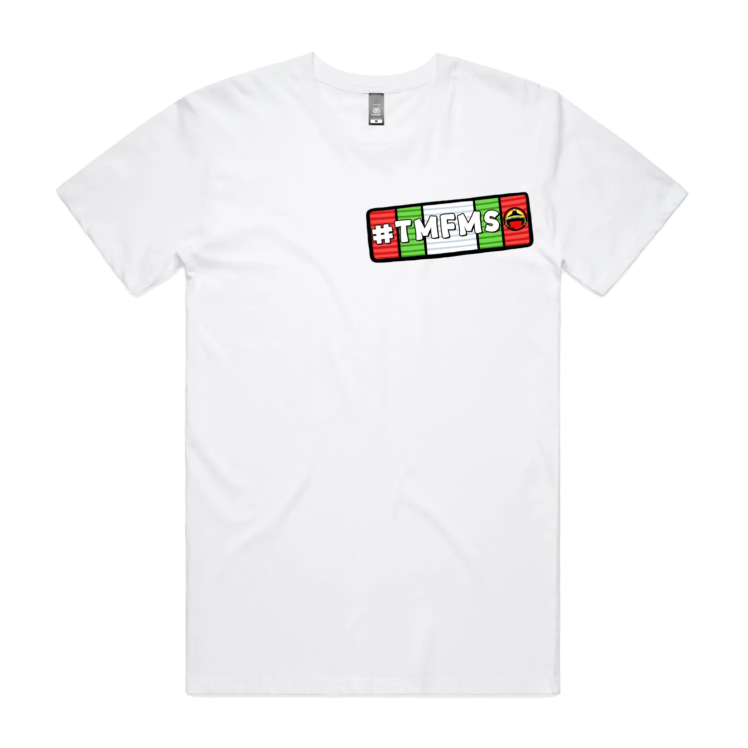 White front flat lay