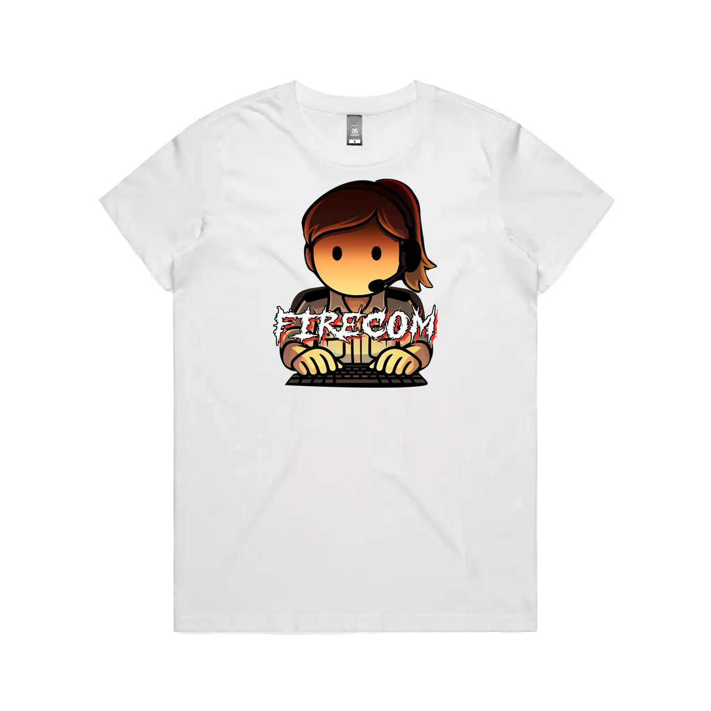 White front flat lay