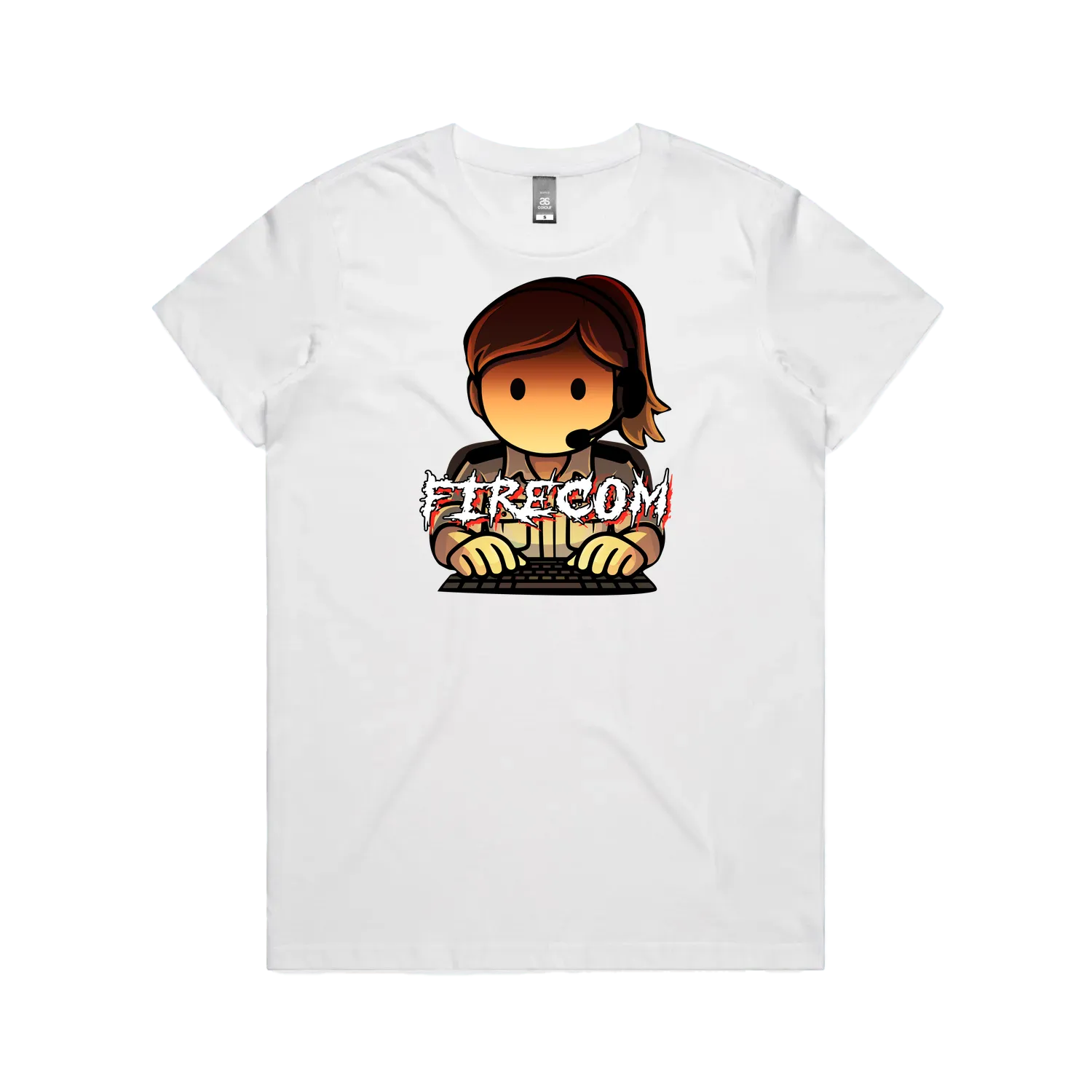 White front flat lay