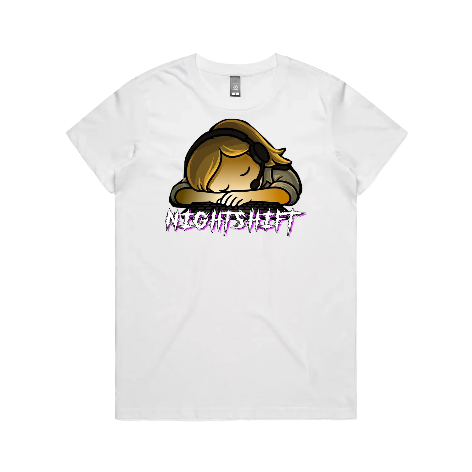 White front flat lay